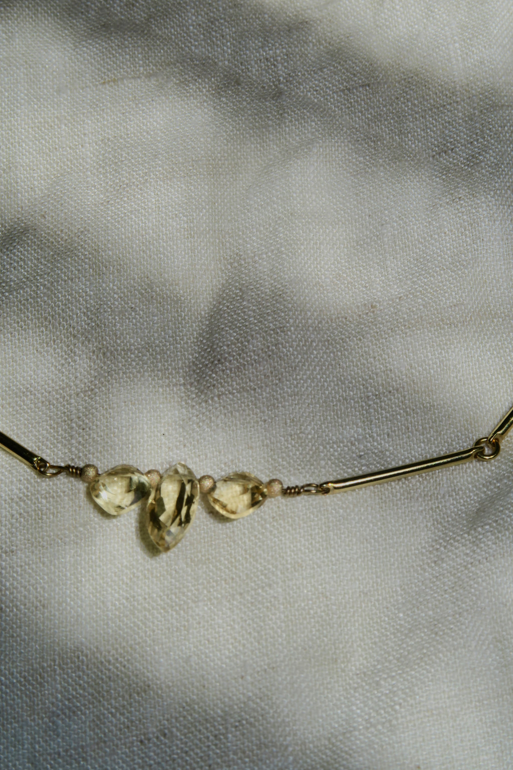 Collier Sole - Citrine