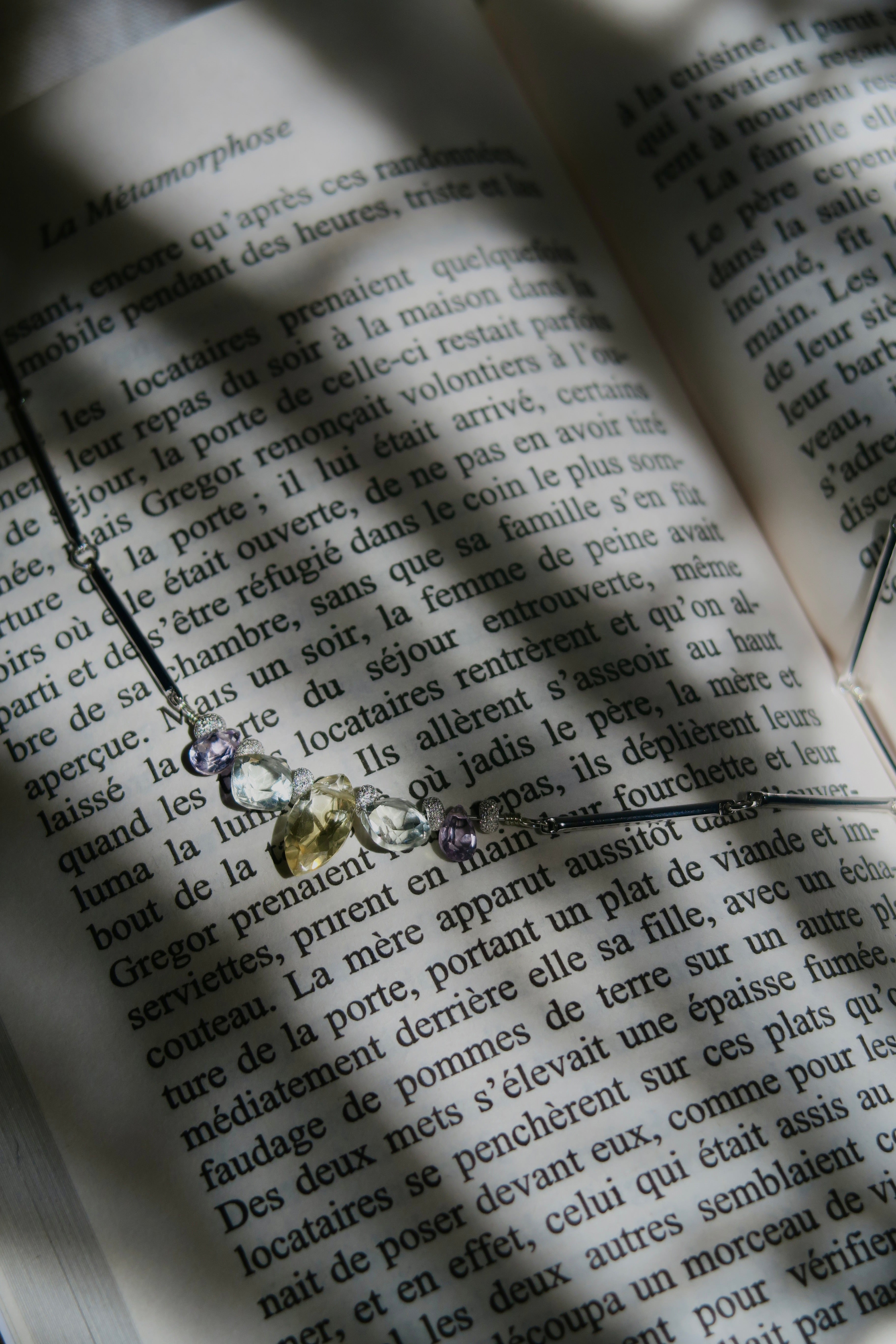 Collier Sunrise - améthyste et citrine