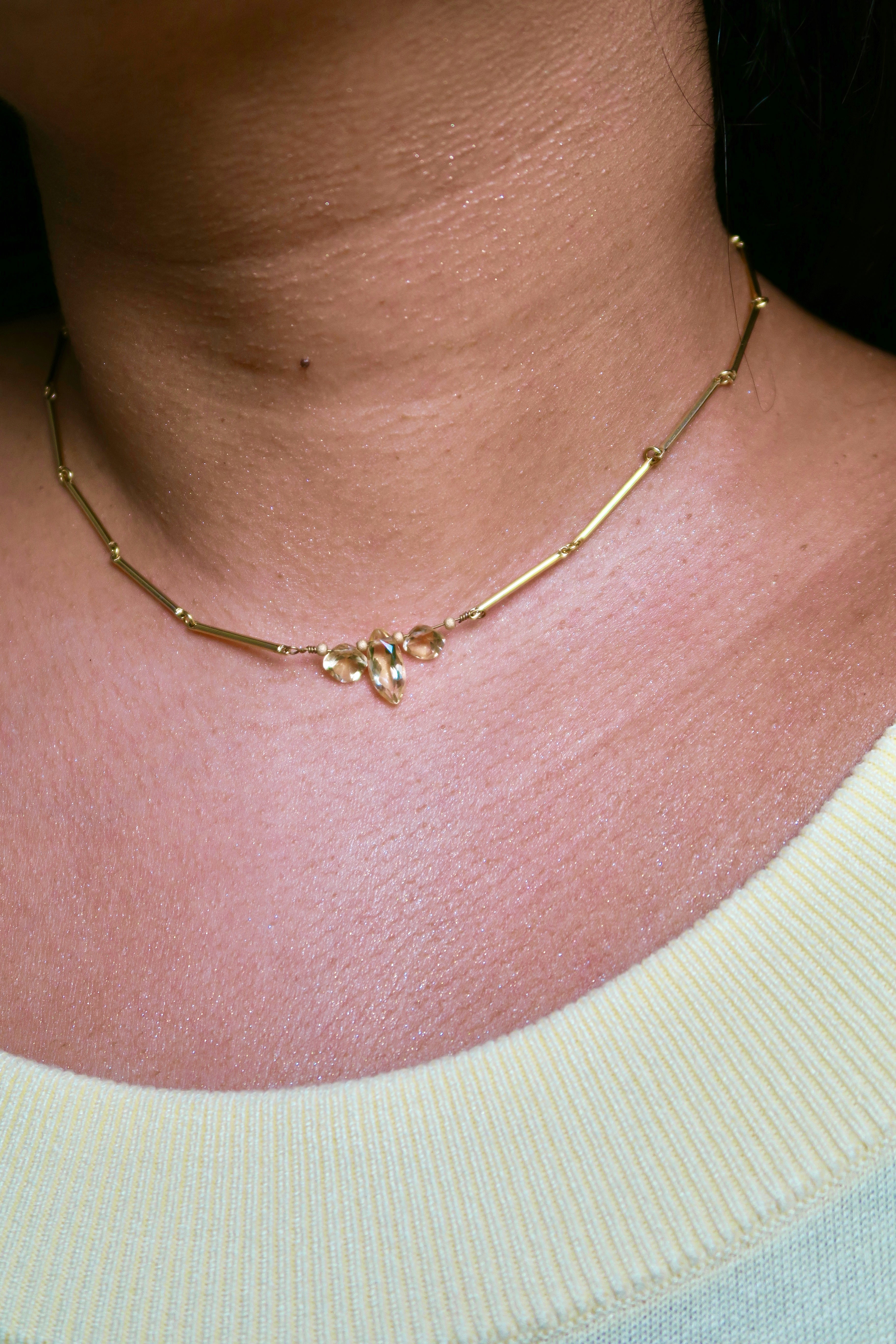 Collier Sole - Citrine