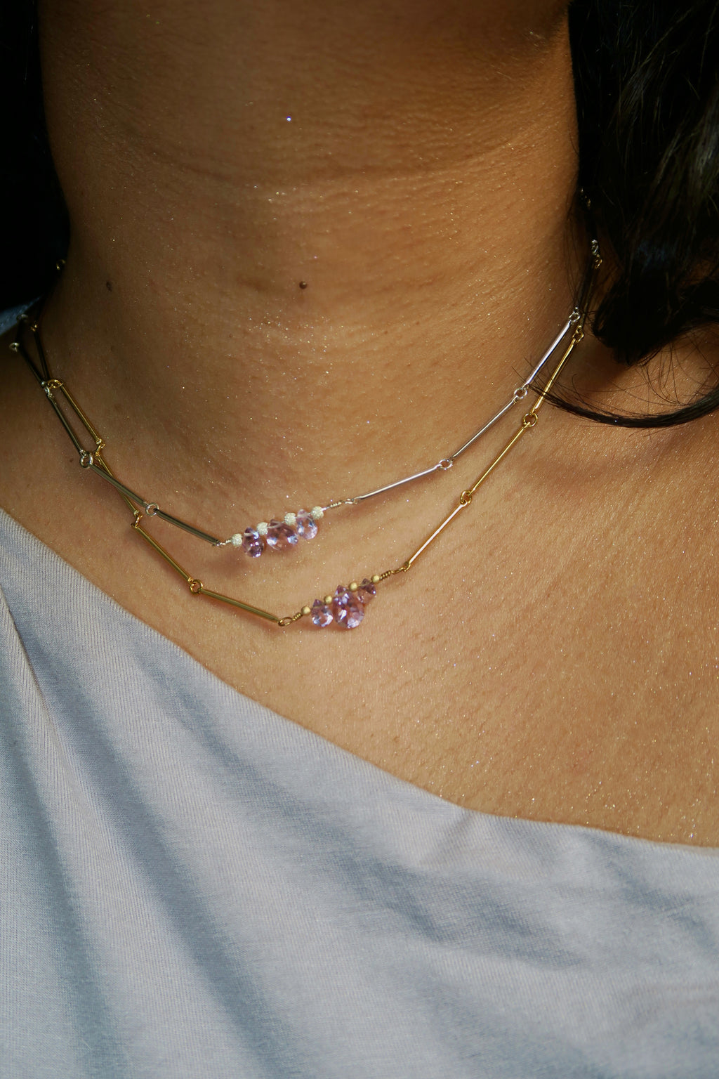 Collier Notte - améthyste